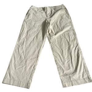 NWT A New Day High Rise Cotton Stretch Crop Pants Womens Size 14